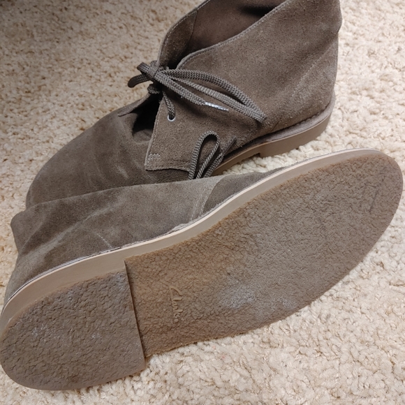 Clarks Men's Desert Boots Grey Suede - Picture 3 of 3